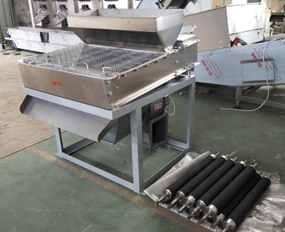 Indonesian Customers Purchased GT-8 Peanut Peeling Machine and Sand Roller